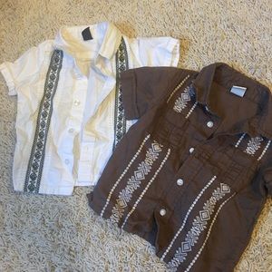 OLD NAVY linen Hawaiian shirts